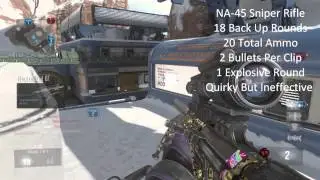 NA-45 Explosive Sniper Rifle - Mini Gameplay Review - ADVANCED WARFARE *CoD AW*