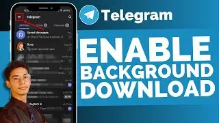 How To Enable Background Download In Telegram !