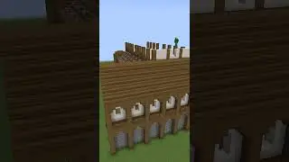 Building a medieval town hall in Minecraft #minecraft #shorts #building