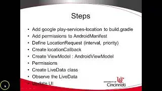 Overview of GPS with Live Data and View Model in Android Q Kotlin - Animation