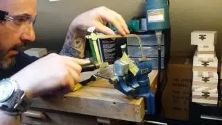 Luke's Custom Coin Puzzles actually Cutting a Coin and describing process. Must See!