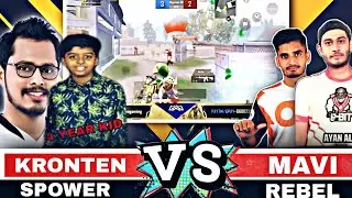 Or Mavi Vs 14 Years Old Spower ! Rebel Vs Kronten ! Pubg Mobile