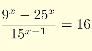A Fun Exponential Equation