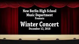 New Berlin High School Music Department: Winter Concert 12/12/2018