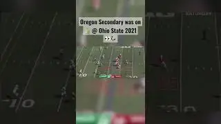 Oregon Secondary was on 🔒 @ Ohio State 2021  👀🦆