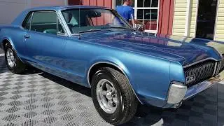 1967 Mercury Cougar 289 V8 Auto PS bench seat