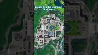 Literally the entire evolution of Tilted Towers #fortnite #fortnitebattleroyale #fortnitenostalgia