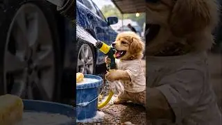 This poor puppy have no cash to pay doctort's bill, #dog #animals #animahal #shorts #ai #monkey