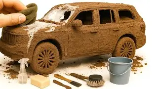 Super Realistic Cleaning of a 1:18 Maybach S580 After an Extreme Off-Road Adventure 🥵