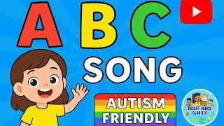 ABC Song for Autistic & Preschool Kids | Calm, Gentle Alphabet Learning