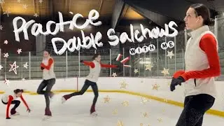 a realistic jump day as a figure skater | working on double salchow, resets + progress checks 💫