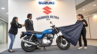 2025 Suzuki Thunder Retro 125 | Classic Design Meets Modern Power | Full Review 🚀