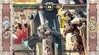 Guilty Gear XX AC+R Lobby Matches- Gearuz (Chipp) vs drive0 (Millia)
