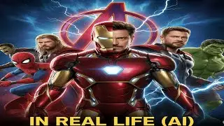 Avengers Characters in Real Life | AI Cartoon to Human Transformation | Iron Man, Maria Hill, Venom