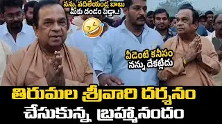 తిరుమల శ్రీవారి దర్శనం చేసుకున్న బ్రహ్మానందం | Comedian Brahmanandam Visit Tirumala Temple | TTD