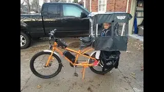 DIY Rain / Wind / Snow Cover for RadWagon Electric Cargo Bike