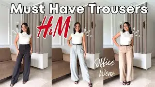 H&M Formal Trousers Every girl needs to have | 10 Office Wear Trousers | Dharti Singh