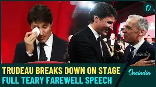 Justin Trudeau Breaks Down in Farewell Speech, Calls Trump&rsquo;s U.S an &lsquo;Existential Threat&rsquo; to Canada