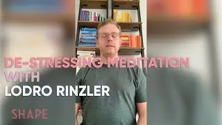 At-Home Meditation with Lodro Rinzler | At-Home Workouts | SHAPE