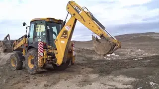 Jcb Backhoe Loaders VS rock KILN WORK MACHİNES VARİOUS STUDİES