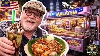 First Night in KL Was NOT What Expected| Malaysia STREET FOOD Tour : Avocado Chocolate vs Nasi Lemak