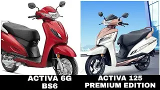 Honda Activa 125 Premium Edition vs Activa 6g BS6 | Engine, Tyres, Top Speed Etc.. | Kishan Yadav