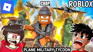 Plane Military Tycoon Gameplay 🔥 | Ultimate Airbase Build | Roblox Hindi