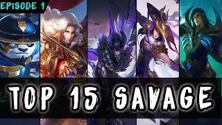 Mobile Legends TOP 15 SAVAGE Moments Episode 1