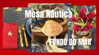 MESA TEMÁTICA/ NÁUTICA & FUNDO DO MAR⚓️