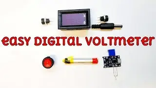How to make a mini digital voltmeter ammeter easy