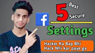 5 Facebook Security Settings || Best Facebook Security Settings 2020 || Facebook Privacy Settings