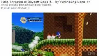 The Stupidity of Sonic Fans Never Fails to Amaze Me