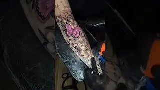 Arm Tattoo Completion: White Ink Application🔥#drawing_complex #tattoo #tattooartist #tattooideas