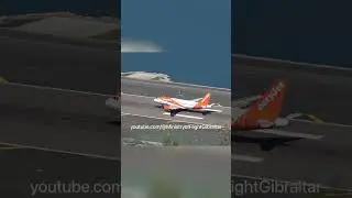 Take Off G-EZDI at Gibraltar Airport