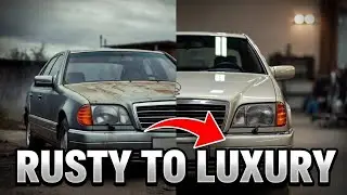 ASMR Car Restoration! Full Restoration Mercedes S-Class 1998 from Abandoned State to Looking New
