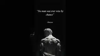 Don't wait for chance, made it #selfimprovement #seneca #stoicism #stoic #motivation #quotes