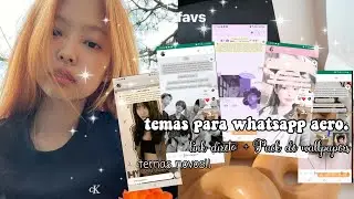 ∿۠ꓹ🧣⋆ ﹟ 𖠌໋⁣ temas para whatsapp aero, novos temas