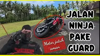 PENTING ,Begini tips Atasi JATUH BEGO dan Pentingnya engine guard buat Naked bike