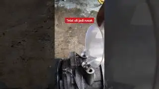 kompresor AC berisik krn kurang pelumas #automobile #auto #mekanik