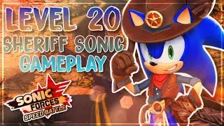 Sonic Forces Speed ​​Battle 💯💙 Шериф Соник 📈📉 Геймплей 💙💯