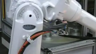 AAGES Drive Plate Hardening , Tempering and Washing Machine with robot part handling