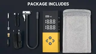 Tire Inflator Portable Air Compressor, 4X Faster Inflation,150PSI Portable Air Compressor,10050 mAh