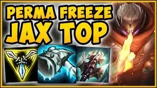 STOP RIGHT THERE! FROZEN MALLET JAX IS 100% BUSTED! JAX SEASON 9 TOP GAMEPLAY! - League of Legends