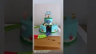 Paw patrol theme cake with train tracks