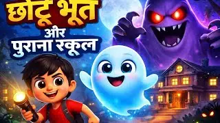 छोटू भूत और पुराना स्कूल 👻 | Funny & Scary Kids Cartoon Story in Hindi | Hindi Kahani