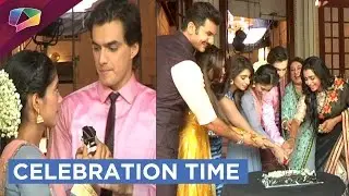Mohsin, Shivangi and Team Yeh Rishta Kya Kehlata Hai celebrate their achievement | SPA 2017
