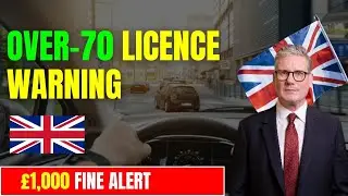 DVLA 2025: Over-70 Drivers Given Renew-Now Warning &mdash; &pound;1,000 Fine Ahead!
