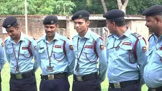 My training (Soma ) at Kalinga Hospital with Security officers