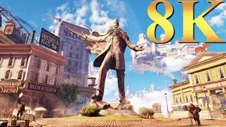 BioShock Infinite 8K Gameplay Titan X Pascal 4 Way SLI PC Gaming 4K | 5K | 8K and Beyond