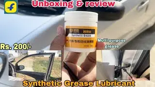 Car Synthetic Grease Lubricant with brush ll multi-purpose Grease for car & bike unboxing & review!